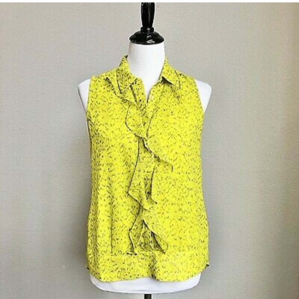 Cabi Reign Ruffle Sleeveless Blouse, Style#3071